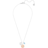 Swarovski Zodiac Leo White Rhodium Plated Pendant Necklace-Seven Season