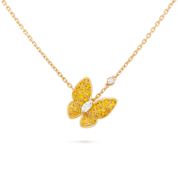 Van Cleef & Arpels Fluttering Butterfly Pendant Necklace-Seven Season