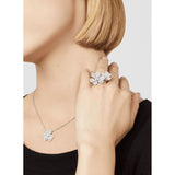 Van Cleef & Arpels Frivole Clover White Gold-Plated Pendant Necklace-Seven Season