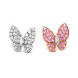 Van Cleef & Arpels Soaring Two Butterfly Stud Earrings-Seven Season