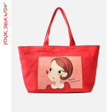 Youk Shim Won Cute Ria Medium Red Tote Bag-Seven Season