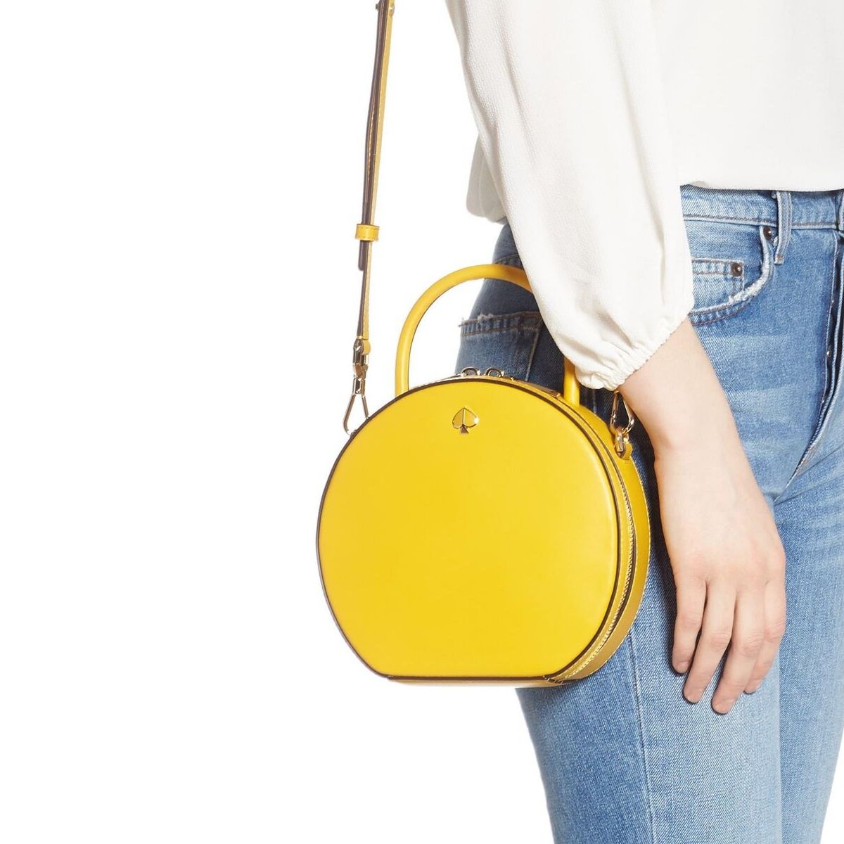 Kate Spade New York Yellow & Ecru Traveler Canteen Crossbody Bag, Best  Price and Reviews