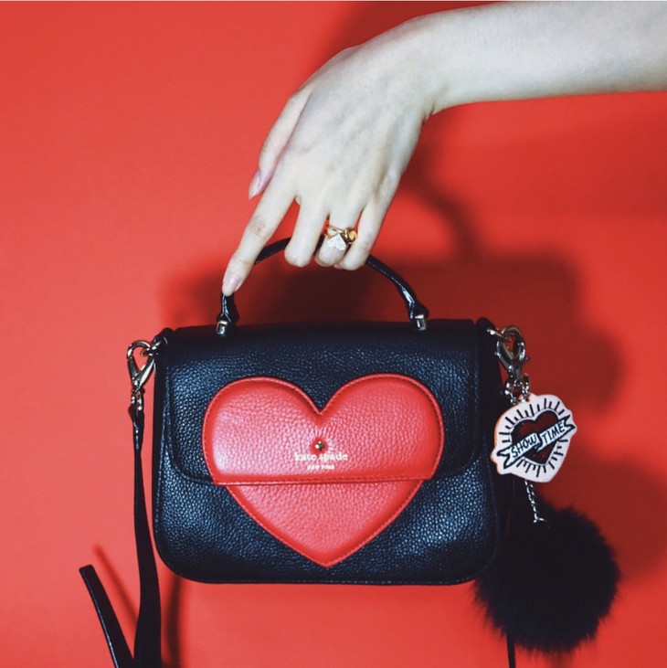 Be Mine Alexya Heart Satchel Bag Seven Season