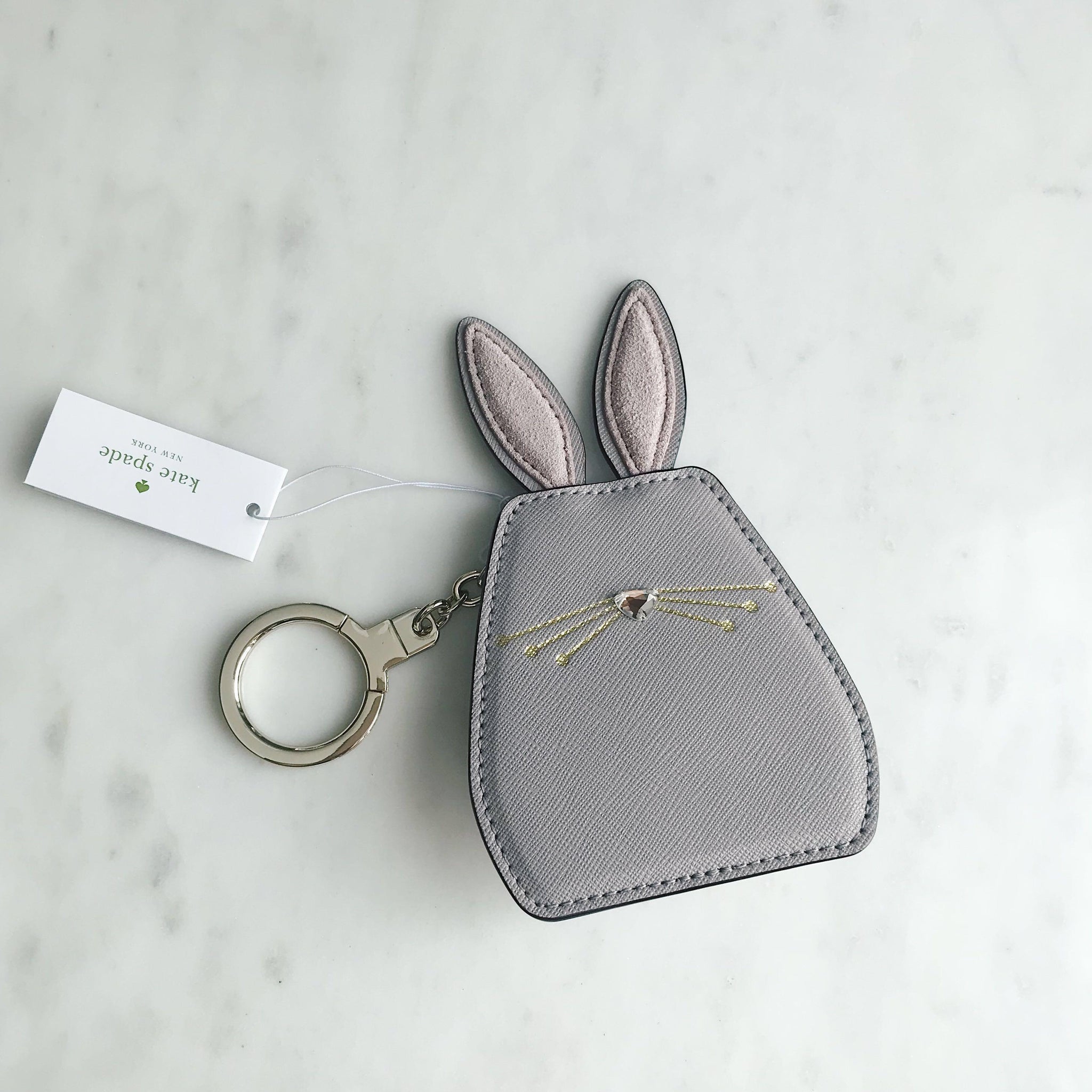 Kate spade bunny keychain cheap