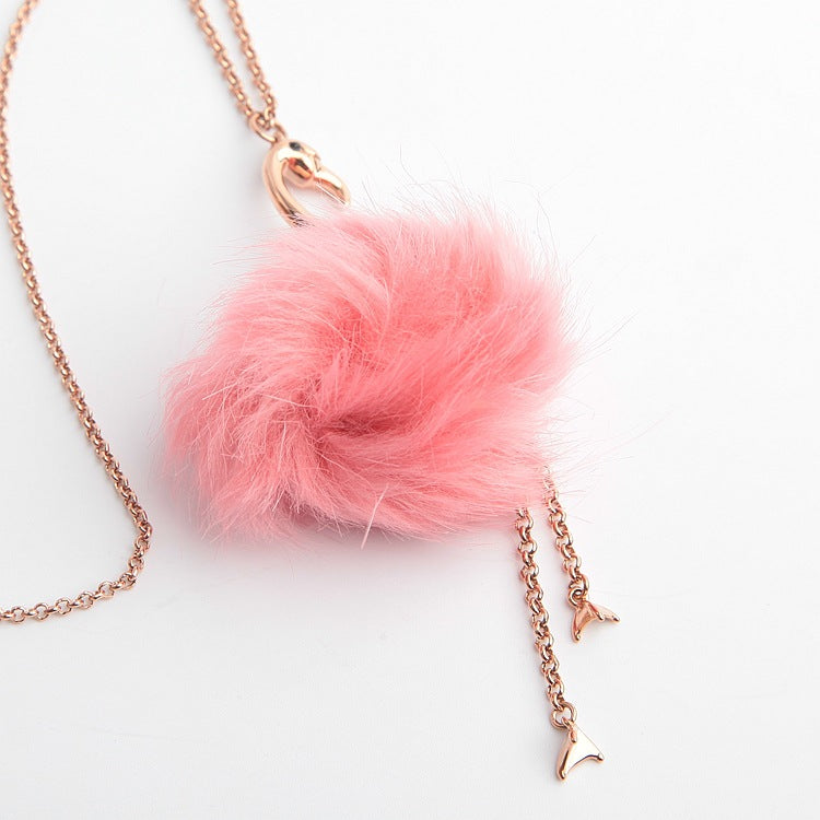Kate spade flamingo necklace discount
