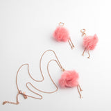 kate spade new york By the Pool Flamingo Pendant Necklace-Seven Season