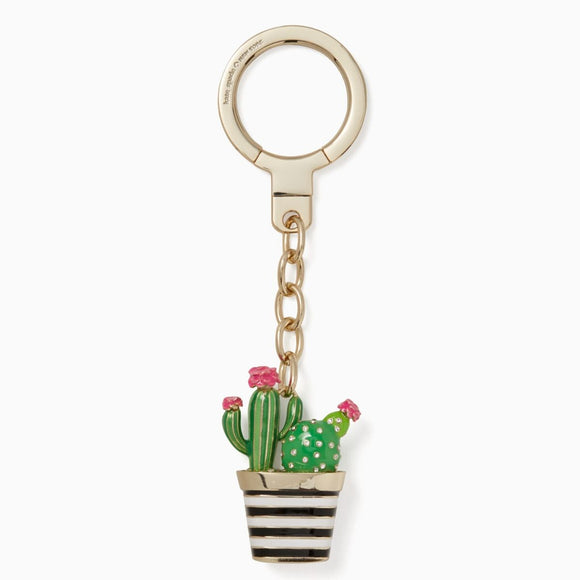 kate spade new york Cactus Jeweled Keychain-Seven Season
