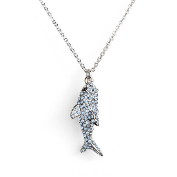 kate spade new york California Dreaming Pave Shark Mini Necklace-Seven Season