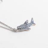 kate spade new york California Dreaming Pave Shark Mini Necklace-Seven Season