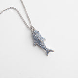 kate spade new york California Dreaming Pave Shark Mini Necklace-Seven Season