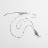 kate spade new york California Dreaming Pave Shark Mini Necklace-Seven Season