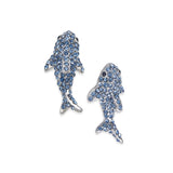 kate spade new york California Dreaming Pave Shark Stud Earrings-Seven Season