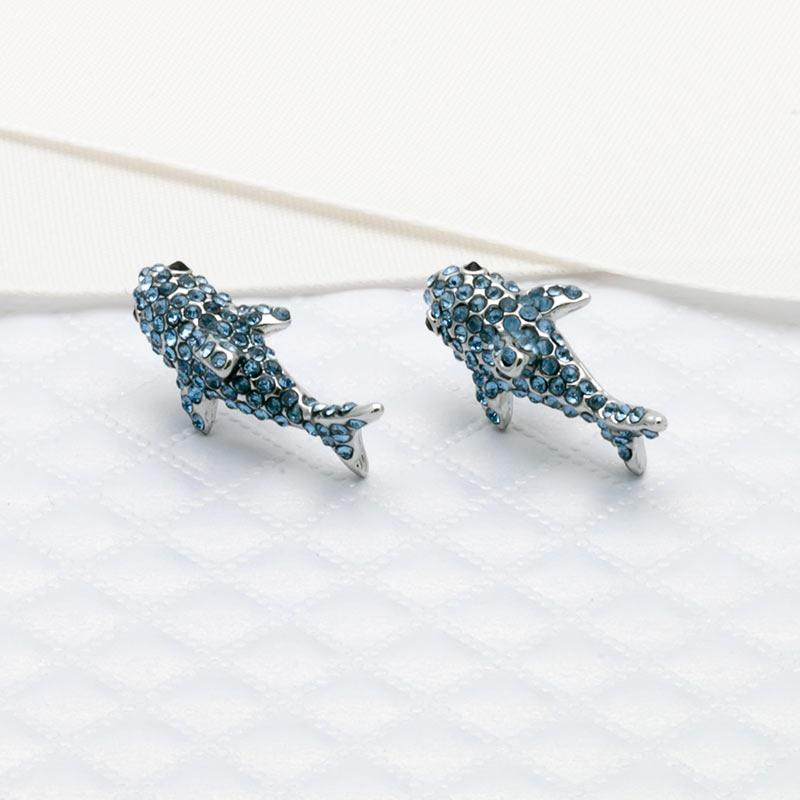 ケイトスペード　kate spade california dreaming California Dreaming Pave Shark Stud Earrings - Seven Season