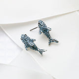 kate spade new york California Dreaming Pave Shark Stud Earrings-Seven Season