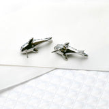 kate spade new york California Dreaming Pave Shark Stud Earrings-Seven Season