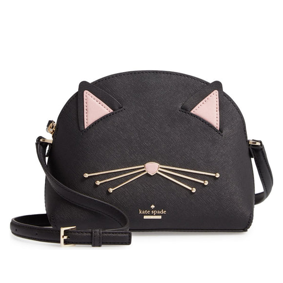 kate spade new york Cat’s Meow Large Hilli Leather Bag-Seven Season