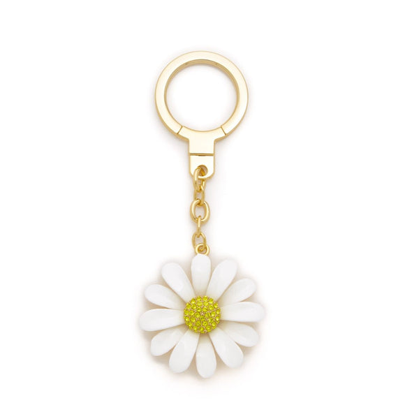 kate spade new york Enamel Daisy Keychain-Seven Season