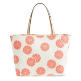 kate spade new york Flights of Fancy Pucker Up Francis Canvas Tote Bag-Seven Season