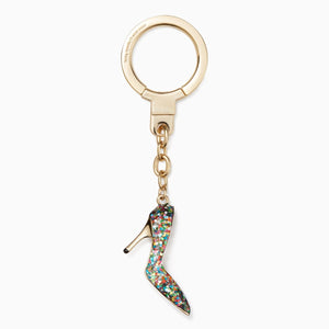 kate spade new york Glitter Shoe Keychain-Seven Season