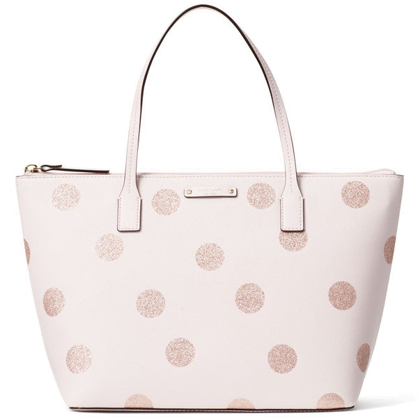 Kate spade polka dot tote hot sale