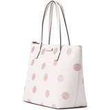 kate spade new york Haven Lane Hani Plum Dawn Glitter Polka Dots Tote-Seven Season
