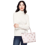 kate spade new york Haven Lane Hani Plum Dawn Glitter Polka Dots Tote-Seven Season