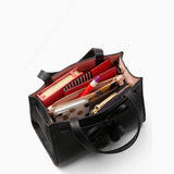 kate spade new york Hayes Street Small Black Sam Satchel Bag-Seven Season