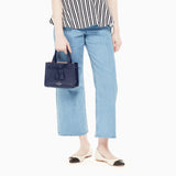 kate spade new york Hayes Street Small Blue Ridge Sam Satchel Bag-Seven Season