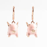 kate spade new york Imagination Flying Pig Drop Earrings-Seven Season