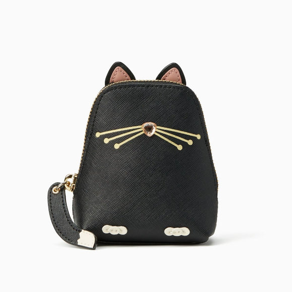 kate spade new york Jazz Things Up Cat Coin Purse-Seven Season