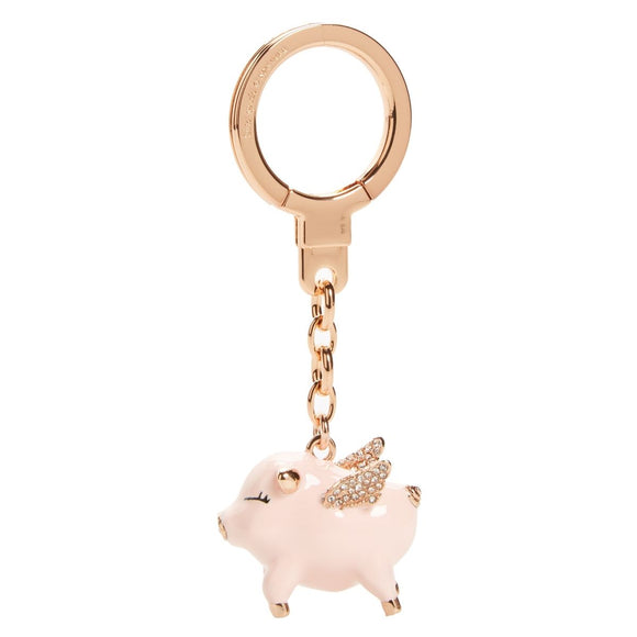 kate spade new york Jeweled Flying Pig Keychain-Seven Season