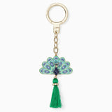 kate spade new york Jeweled Peacock Keychain-Seven Season