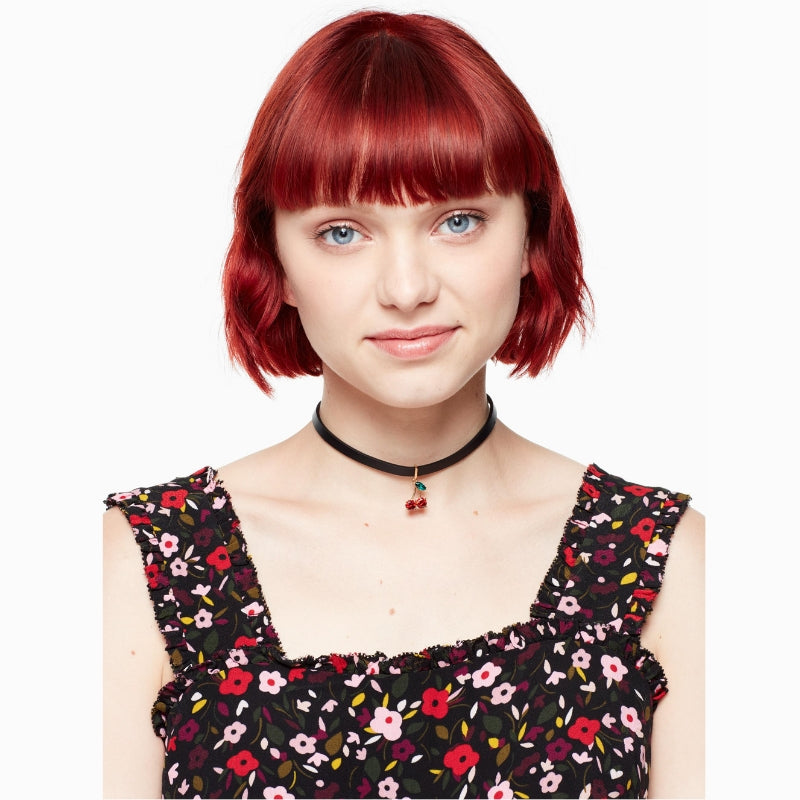 Kate spade cherry choker sales