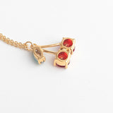 kate spade new york Ma Cherie Cherry Crystal Pendant Necklace-Seven Season