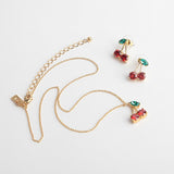 kate spade new york Ma Cherie Cherry Crystal Pendant Necklace-Seven Season