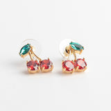 kate spade new york Ma Cherie Cherry Crystal Stud Earrings-Seven Season