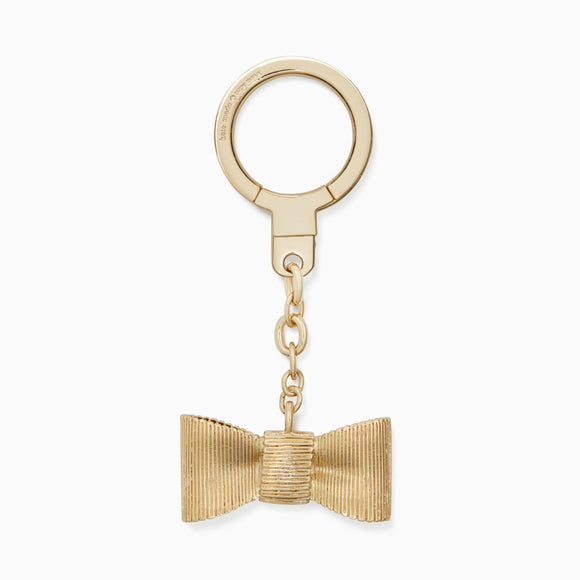 kate spade new york Metallic All Wrapped Up Bow Keychain-Seven Season