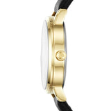 kate spade new york Metro Monkey Gold Tone Leather Watch-Seven Season