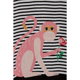 Monkey Rose Oblong Scarf