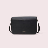 kate spade new york Nicola Twistlock Medium Black Shoulder Bag-Seven Season