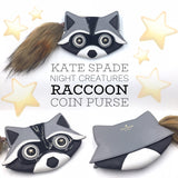 kate spade new york Night Creatures Raccoon Coin Purse-Seven Season