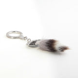 kate spade new york Out West Pave Raccoon Keychain-Seven Season