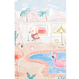 kate spade new york Palm Springs Pool Square Scarf-Seven Season