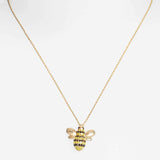 kate spade new york Picnic Perfect Pave Bee Pendant Necklace-Seven Season