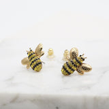 kate spade new york Picnic Perfect Pave Bee Stud Earrings-Seven Season