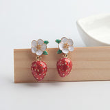 kate spade new york Picnic Perfect Strawberry Drop Earrings-Seven Season