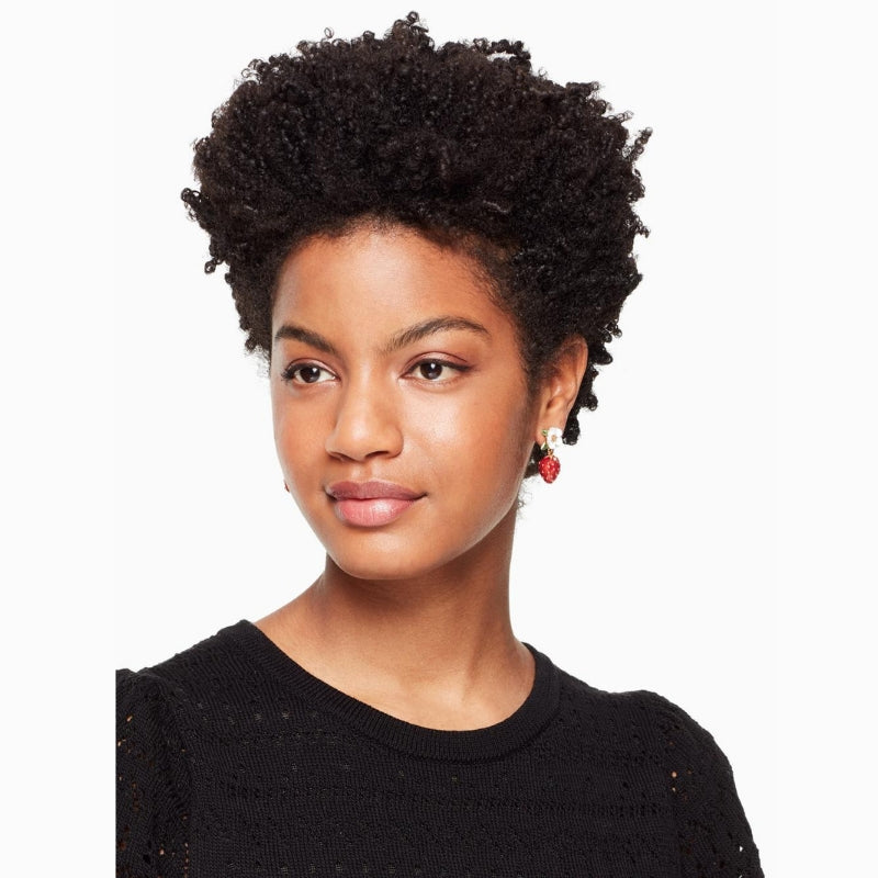 Picnic Perfect Strawberry Drop Earrings Seven Season