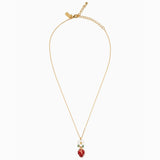 kate spade new york Picnic Perfect Strawberry Pendant Necklace-Seven Season