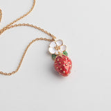 kate spade new york Picnic Perfect Strawberry Pendant Necklace-Seven Season