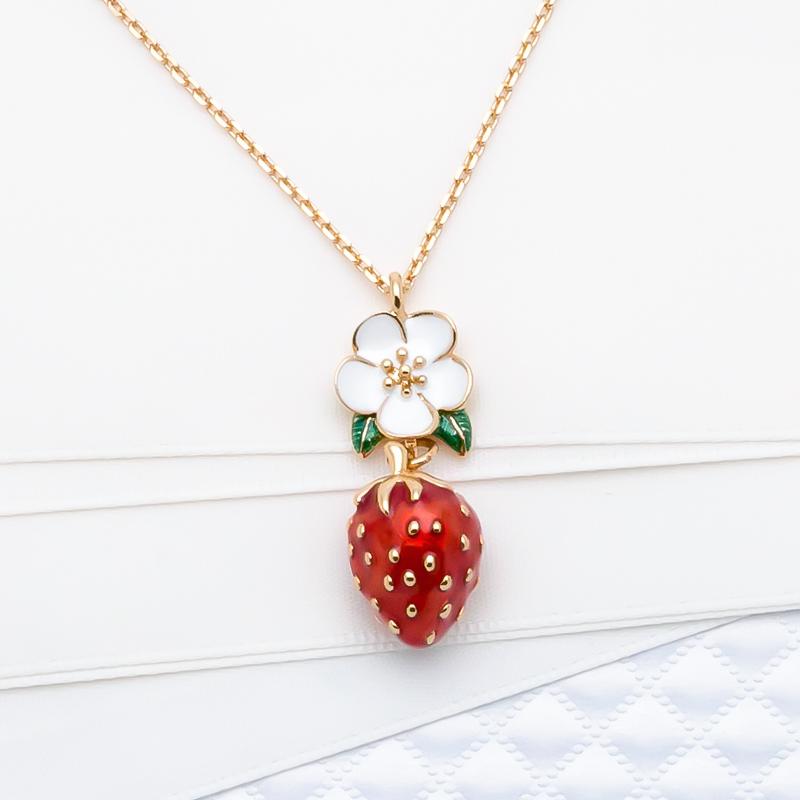 Kate spade strawberry shop necklace